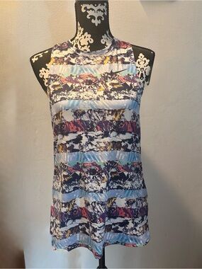 Nike Multicolor Abstract Stripe Tank Top